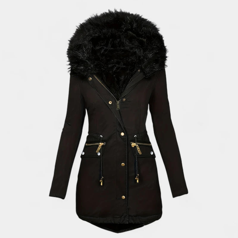 Gleame.-Jassen-Gleame jas - Dames jas met lange mouwen en warme voering