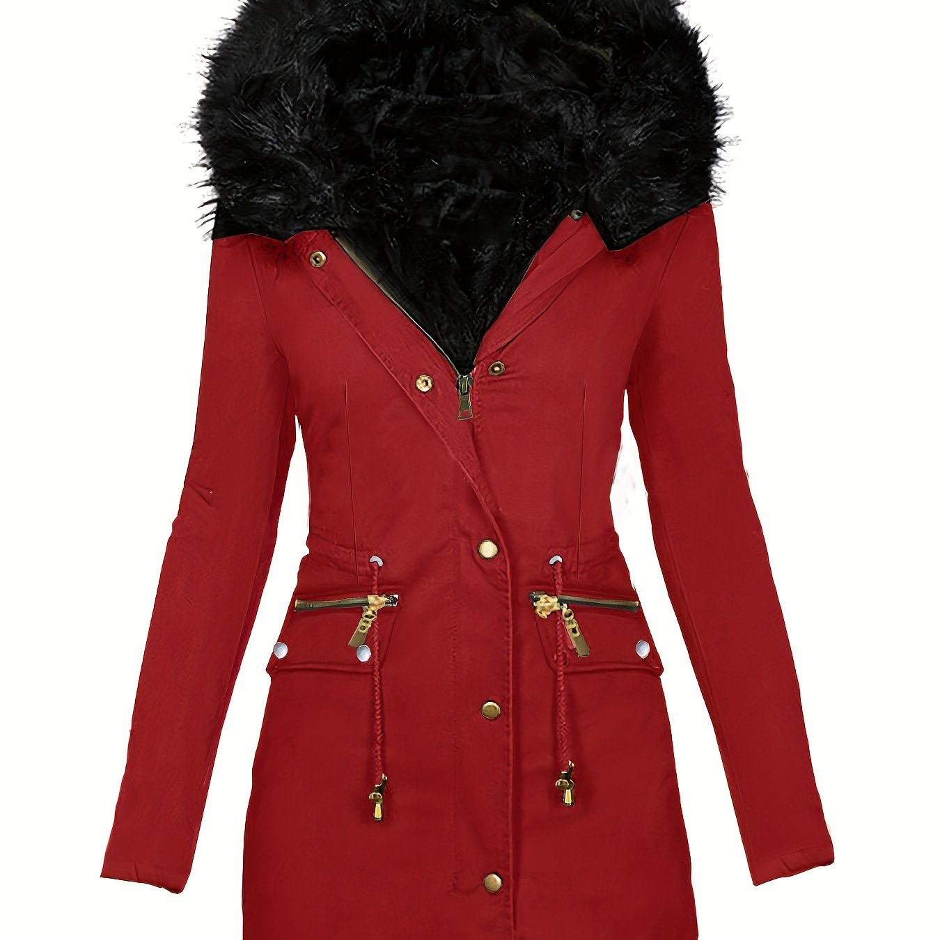 Gleame.-Jassen-Gleame jas - Dames jas met lange mouwen en warme voering