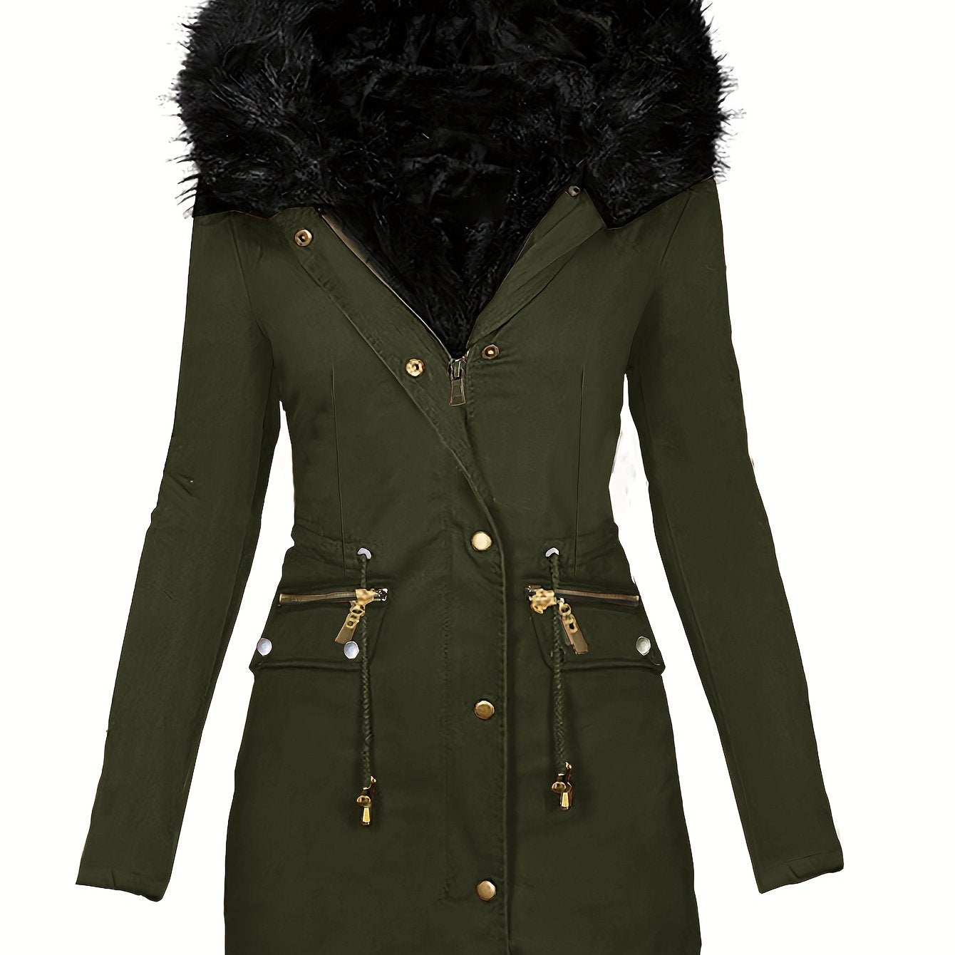 Gleame.-Jassen-Gleame jas - Dames jas met lange mouwen en warme voering