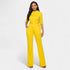 Gleame.-Jurken & Jumpsuits-Gleame Jumpsuit - Vrouwen jumpsuit in effen kleur en lange stijl