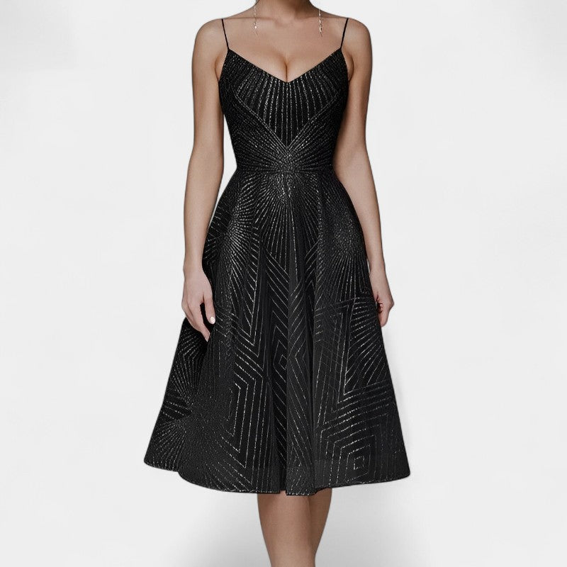 Gleame.-Jurken & Jumpsuits-Gleame Jurk - Dames mouwloze lange feestjurk in diverse kleuren