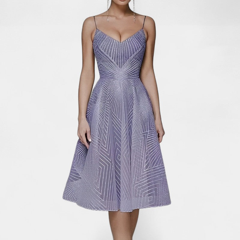 Gleame.-Jurken & Jumpsuits-Gleame Jurk - Dames mouwloze lange feestjurk in diverse kleuren