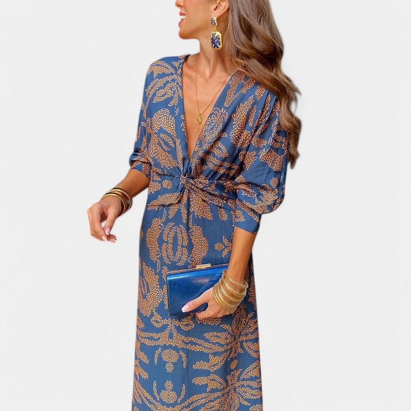 Gleame.-Jurken & Jumpsuits-Gleame Jurk - Elegante jurk van duurzame, ademende stof