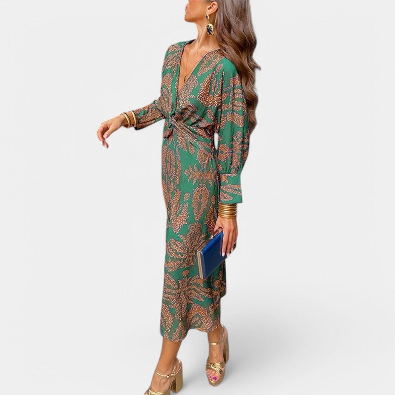 Gleame.-Jurken & Jumpsuits-Gleame Jurk - Elegante jurk van duurzame, ademende stof