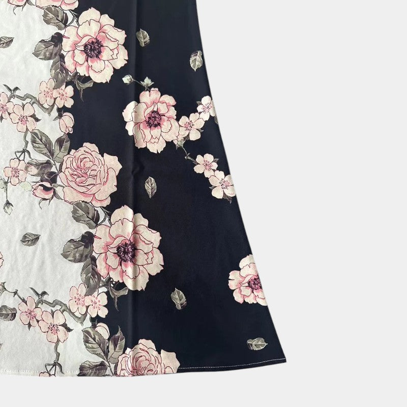 Gleame.-Jurken & Jumpsuits-Gleame Jurk - V-hals mouwloze casual jurk voor dames