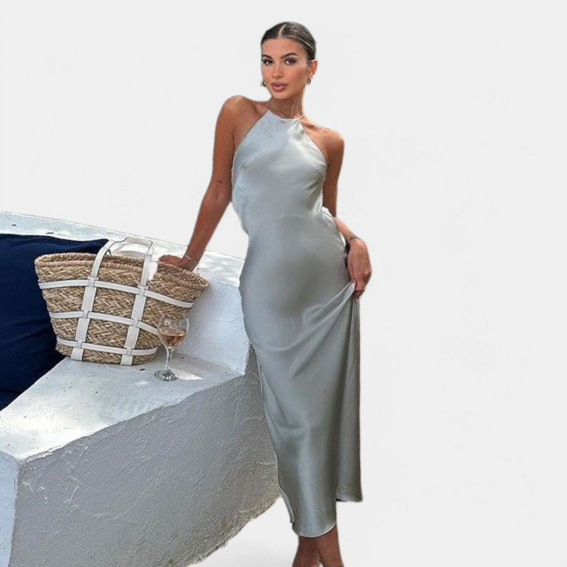 Gleame.-Jurken & Jumpsuits-Gleame Maxi jurk - Sleevless elegante maxi jurk voor feesten