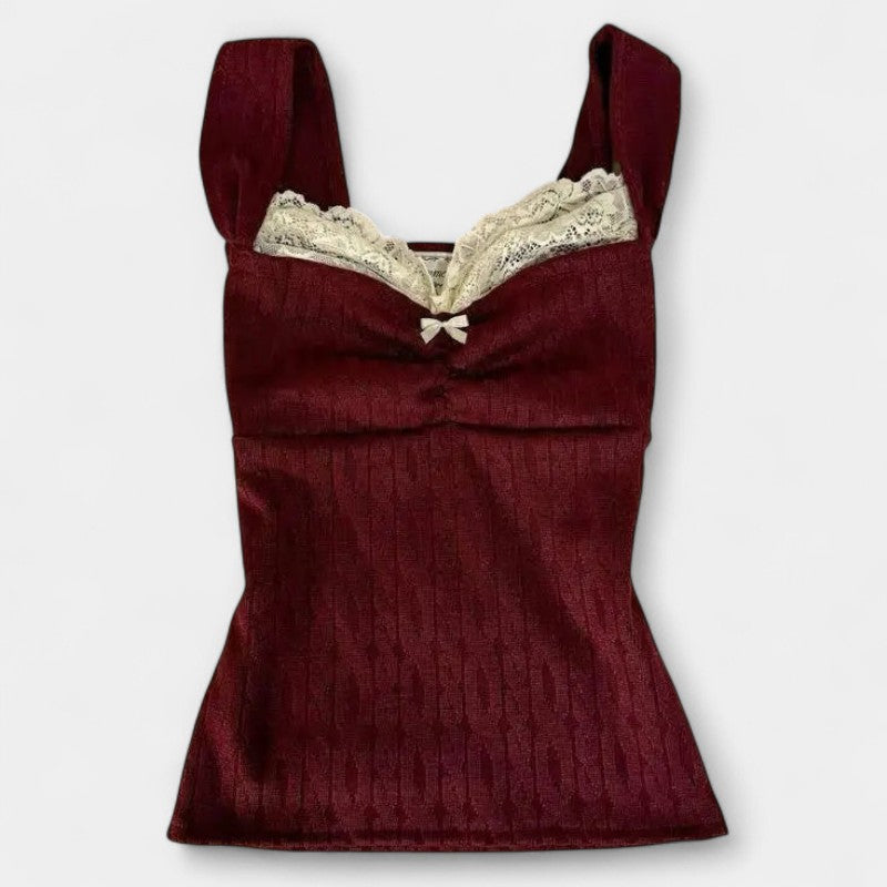 Gleame.-Jurken & Jumpsuits-Gleame Top - Dames korte mouw casual slim kleding