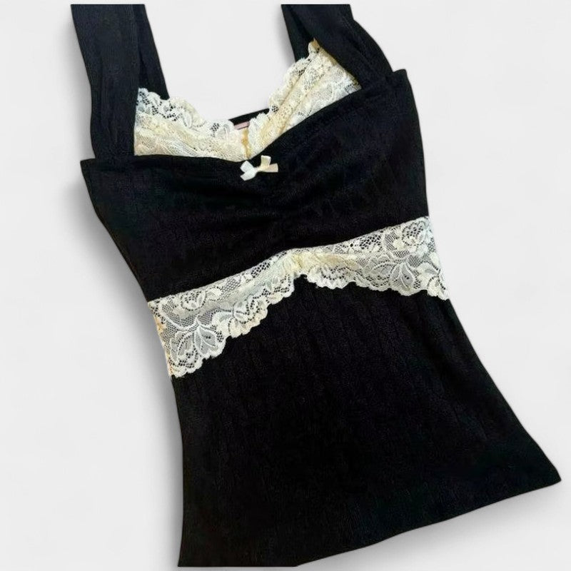 Gleame.-Jurken & Jumpsuits-Gleame Top - Dames korte mouw casual slim kleding