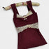 Gleame.-Jurken & Jumpsuits-Gleame Top - Dames korte mouw casual slim kleding