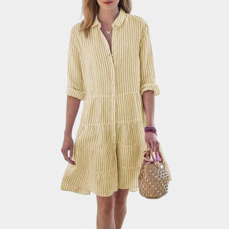 Gleame.-Jurken & Jumpsuits-Gleame Zomerjurk - Lichtgewicht casual mouwloze outfit