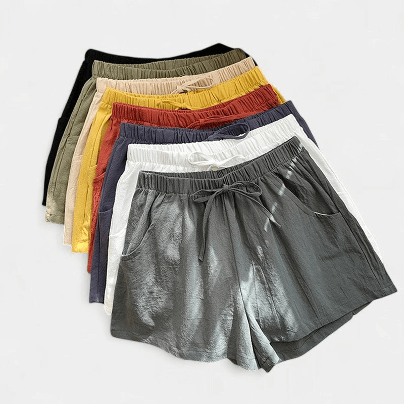 Gleame Korte broek - Katoen linnen shorts voor dames