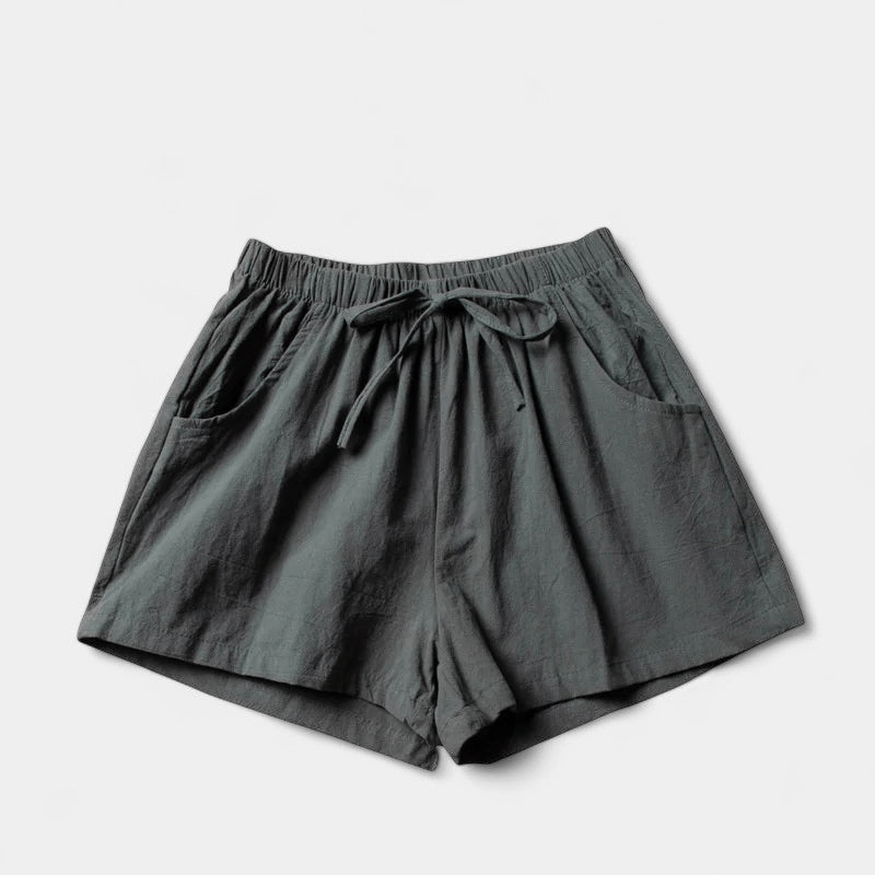 Gleame Korte broek - Katoen linnen shorts voor dames