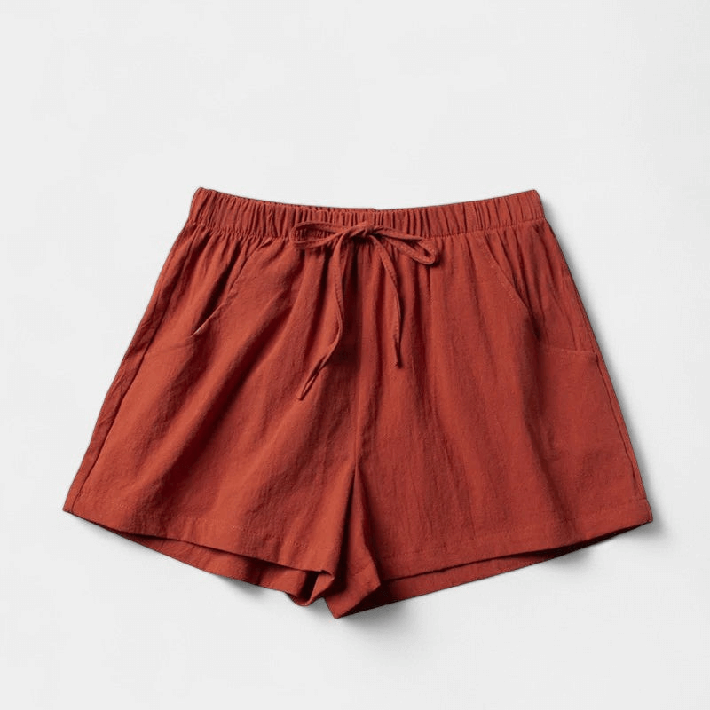Gleame Korte broek - Katoen linnen shorts voor dames