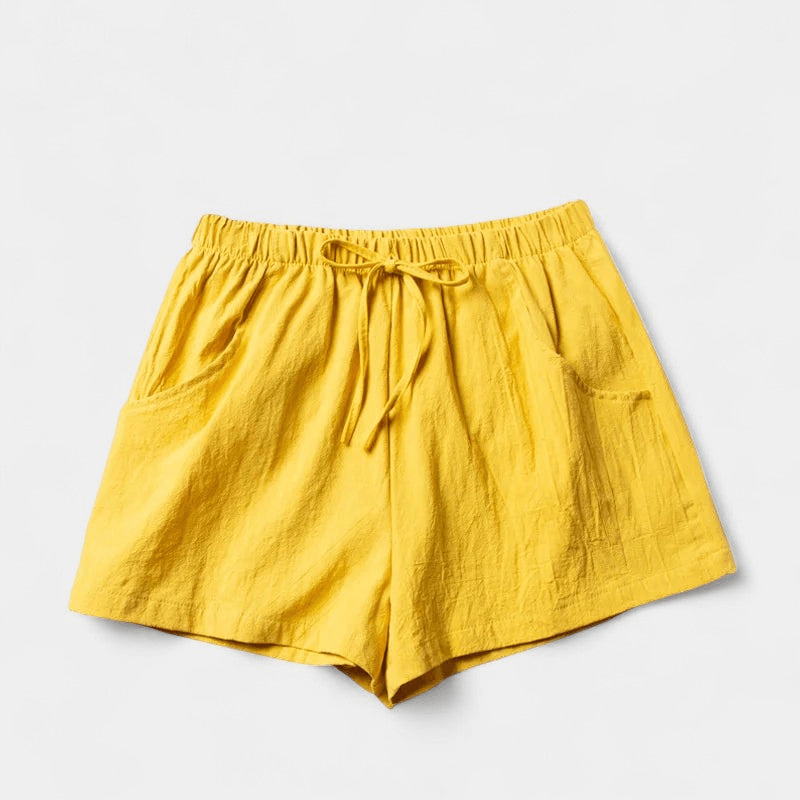 Gleame Korte broek - Katoen linnen shorts voor dames