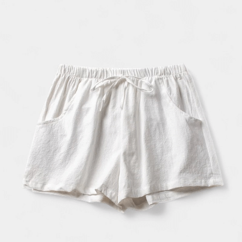 Gleame Korte broek - Katoen linnen shorts voor dames