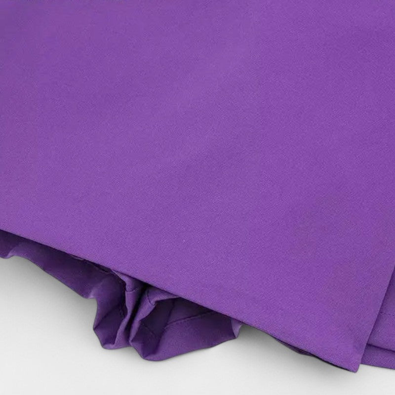 Gleame.-Korte broeken-Gleame Shorts - Vrouwen asymmetrische zijritssluiting rok shorts vintage hoge taille