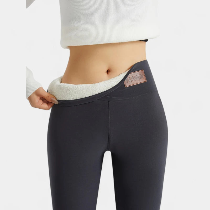Gleame.-Leggings-Gleame Dameslegging - Hoge taille stretch casual legging voor comfort
