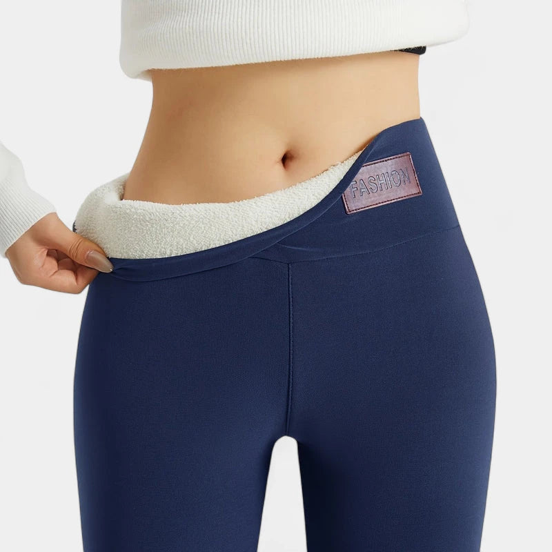 Gleame.-Leggings-Gleame Dameslegging - Hoge taille stretch casual legging voor comfort