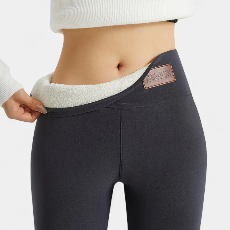 Gleame.-Leggings-Gleame Dameslegging - Hoge taille stretch casual legging voor comfort