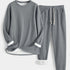 Gleame.-Outfit Sets-Gleame Set - Casual katoenen sweatshirt en broek set voor dames