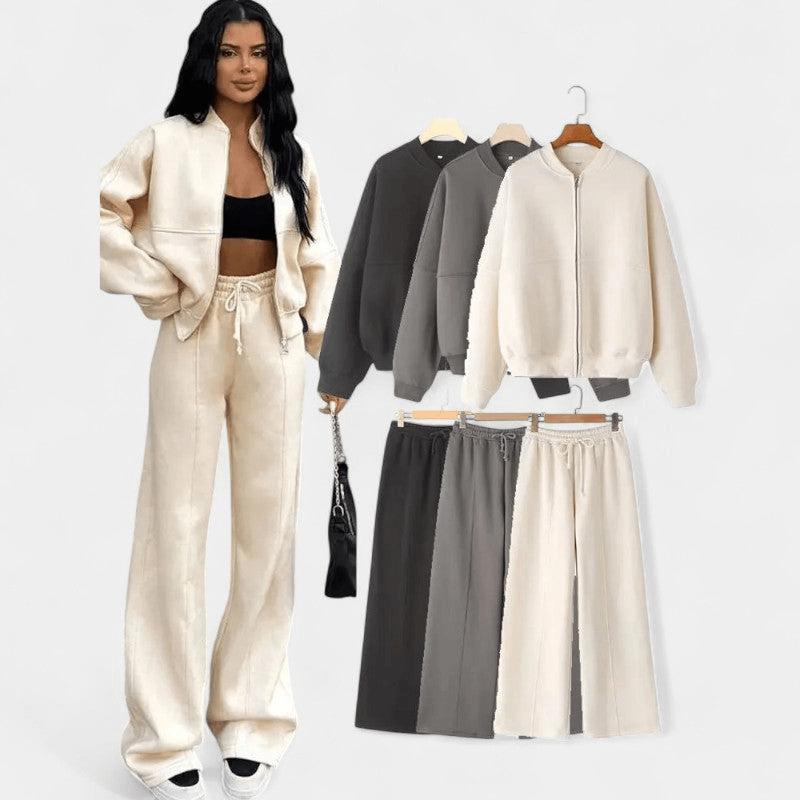 Gleame Joggingpak - Comfortabel vest en joggingbroek