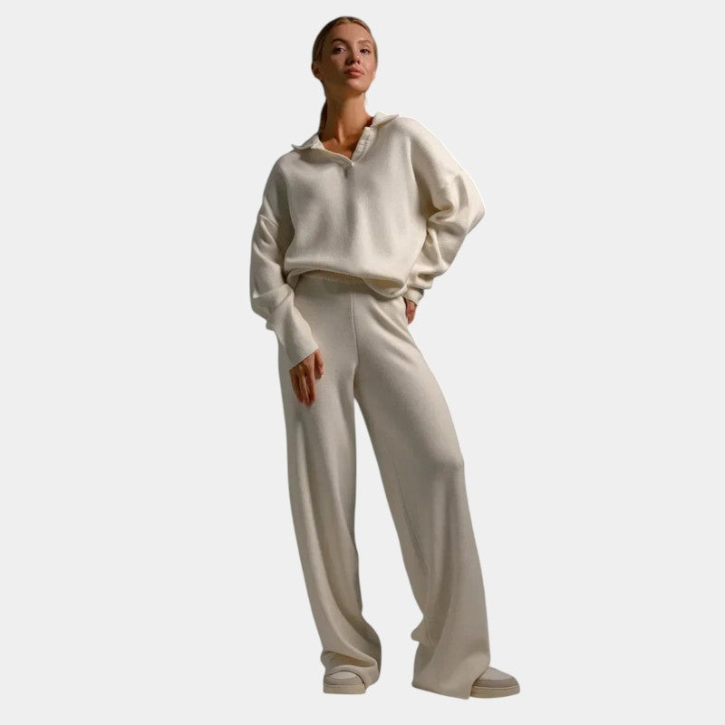 Gleame.-Outfit sets-Gleame Joggingpak - Comfortabele trui en losse broek voor dames