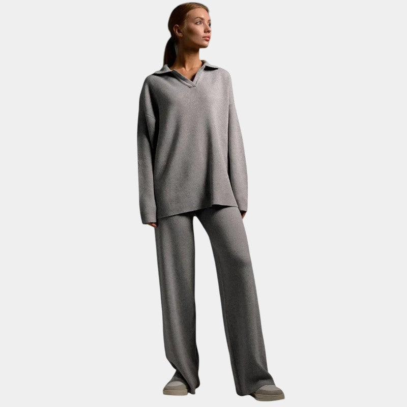 Gleame.-Outfit sets-Gleame Joggingpak - Comfortabele trui en losse broek voor dames