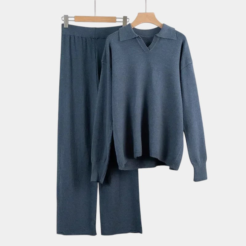 Gleame.-Outfit sets-Gleame Joggingpak - Comfortabele trui en losse broek voor dames