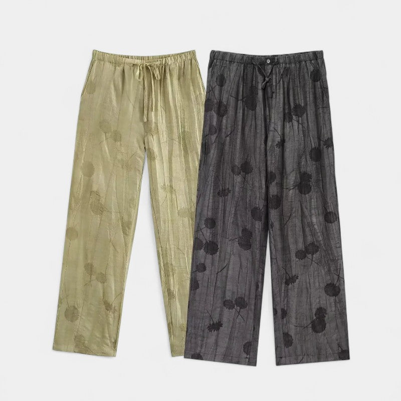 Gleame.-Outfit sets-Gleame Shirt en broek - Losse shirt met korte mouwen en elastieke taille