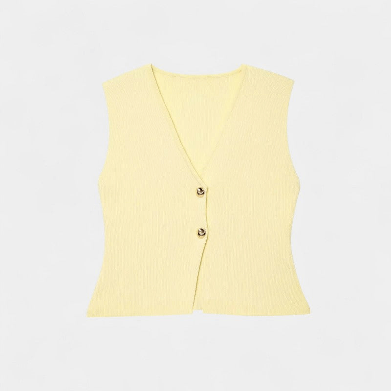 Gleame Tweedelige Outfit Set - Vrouwelijke set van lange rok en gilet