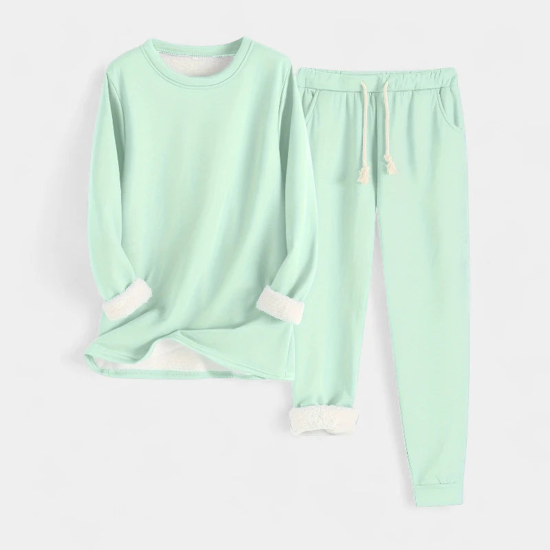 Gleame.-Outfit sets-Gleame sweatshirtset - comfortabele casual set met veter