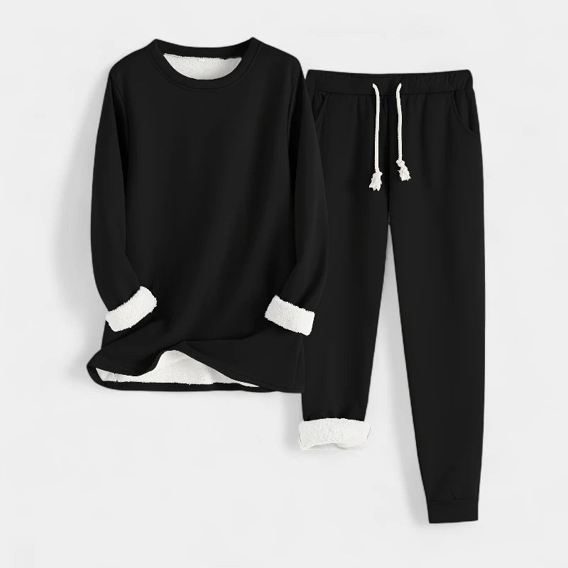 Gleame.-Outfit sets-Gleame sweatshirtset - comfortabele casual set met veter