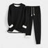 Gleame.-Outfit sets-Gleame sweatshirtset - comfortabele casual set met veter