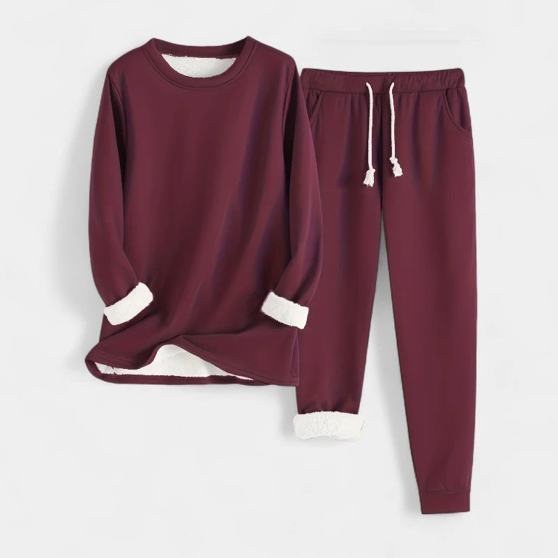 Gleame.-Outfit sets-Gleame sweatshirtset - comfortabele casual set met veter