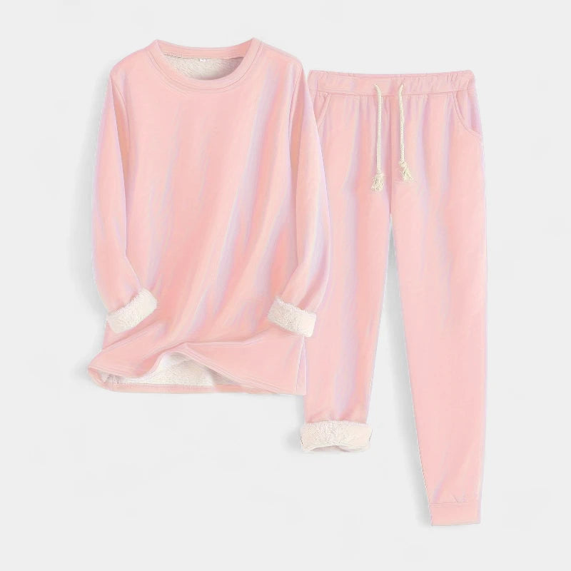 Gleame.-Outfit sets-Gleame sweatshirtset - comfortabele casual set met veter