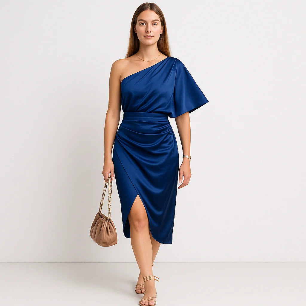 Gleame Party dress Gleame jurk Zijden feestjurk
