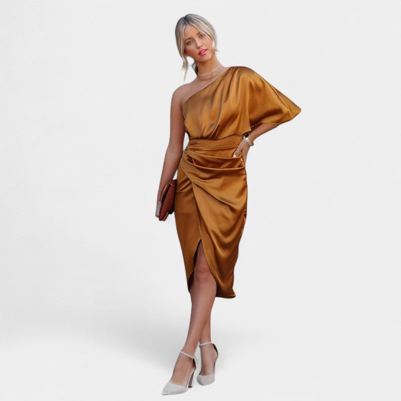 Gleame Party dress Gleame jurk Zijden feestjurk