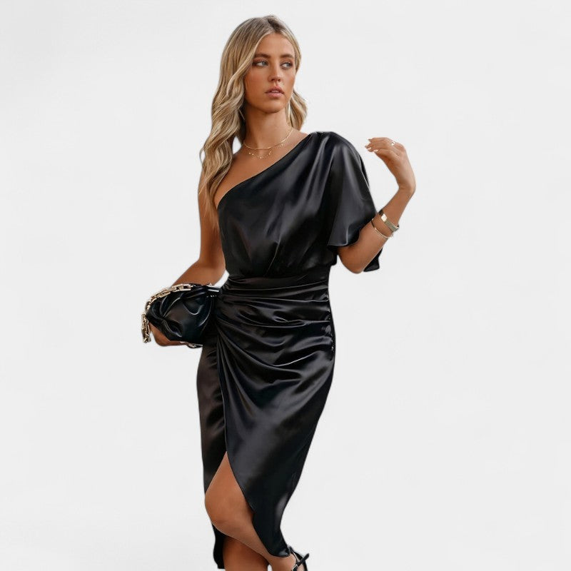 Gleame Party dress Gleame jurk Zijden feestjurk