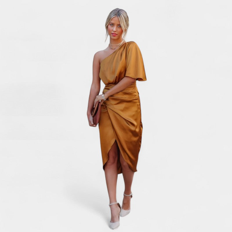 Gleame Party dress Gleame jurk Zijden feestjurk