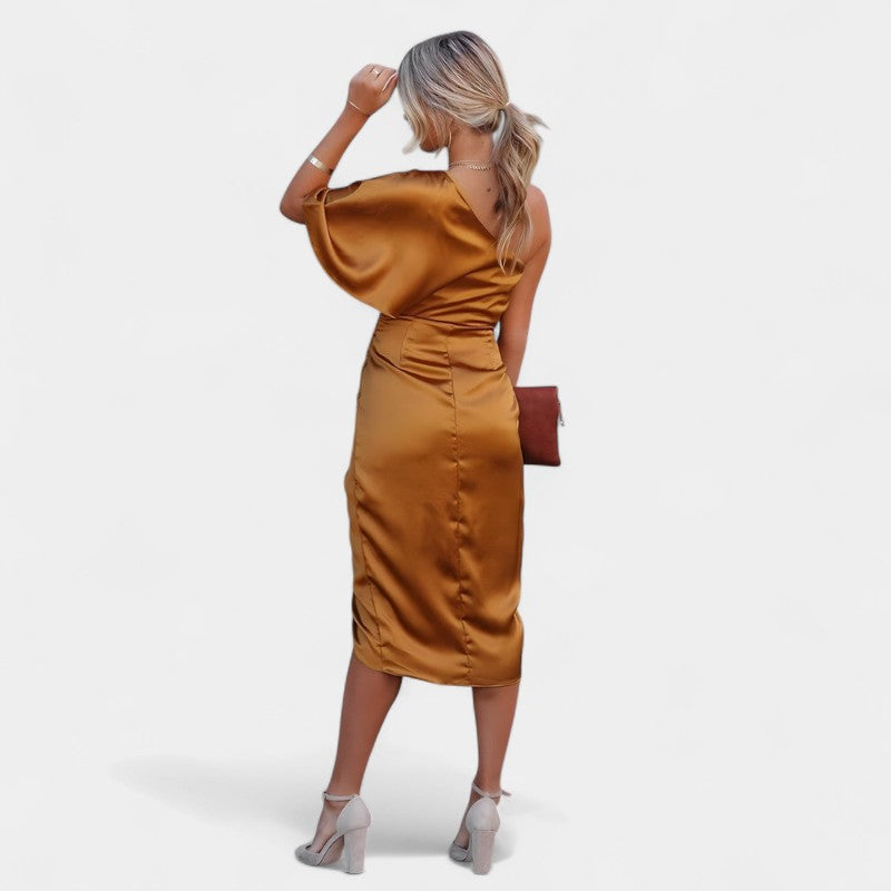 Gleame Party dress Gleame jurk Zijden feestjurk