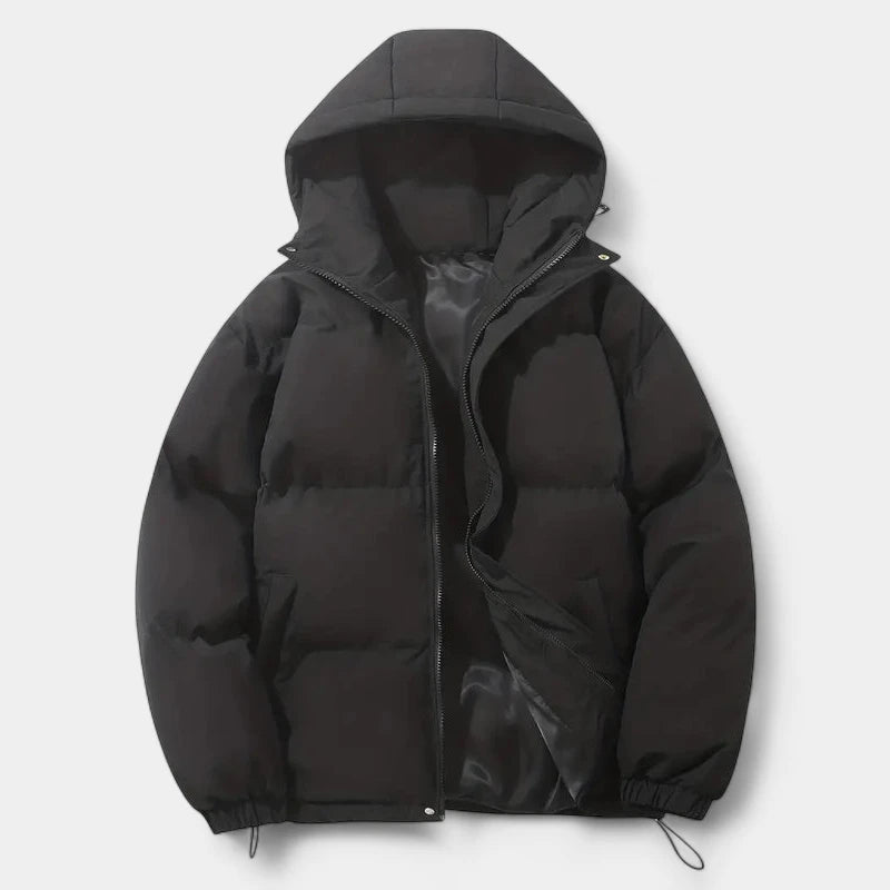 Gleame.-Puffer jacket-Gleame Damesjas - Warme pufferjas met capuchon en ritssluiting