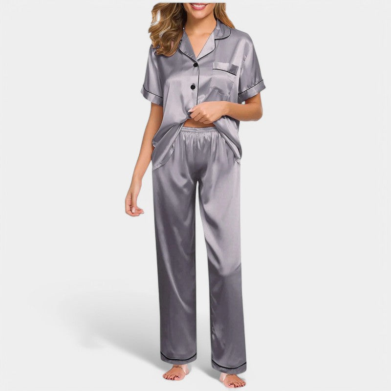 Gleame.-Pyjama-Gleame Pyjama - Luxe satijnen zijden pyjama voor vrouwen