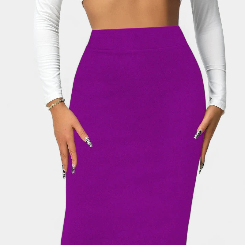 Gleame.-Rokken-Gleame Damesrok - Hoge taille rok voor een stijlvolle look