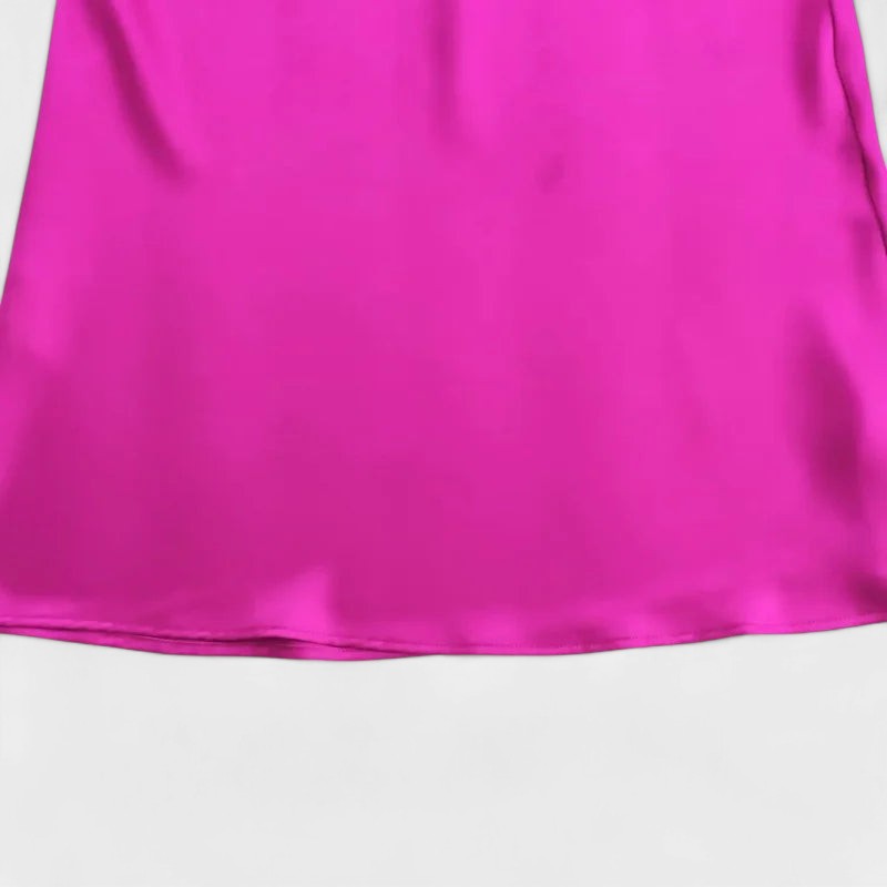 Gleame.-Rokken-Gleame Rok - Satijnen textuur, slanke pasvorm met trekkoord en retro elastische taille