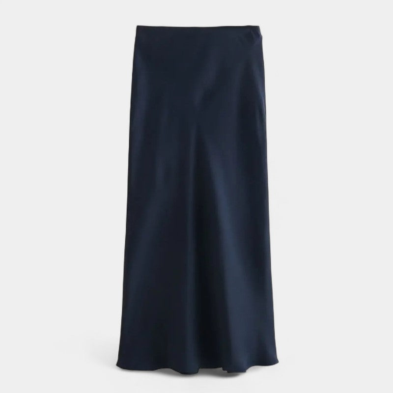 Gleame.-Rokken-Gleame Rok - Satijnen textuur, slanke pasvorm met trekkoord en retro elastische taille