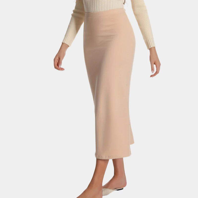 Gleame.-Rokken-Gleame rok - elegante lange rok met elastische taille