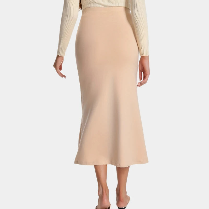 Gleame.-Rokken-Gleame rok - elegante lange rok met elastische taille