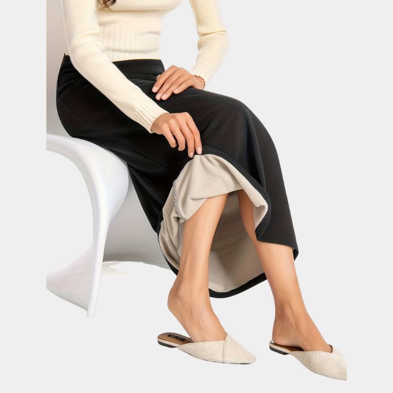 Gleame.-Rokken-Gleame rok - elegante lange rok met elastische taille