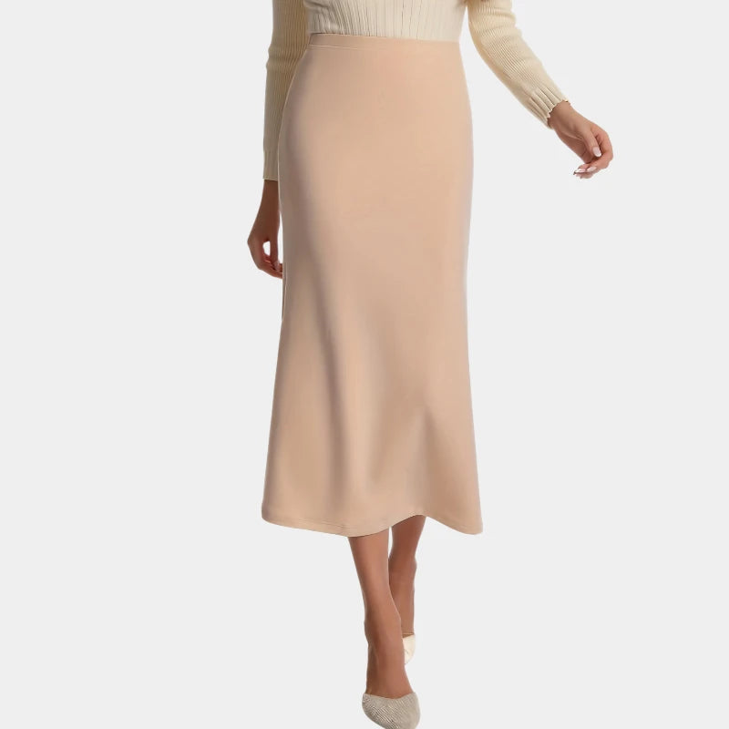 Gleame.-Rokken-Gleame rok - elegante lange rok met elastische taille