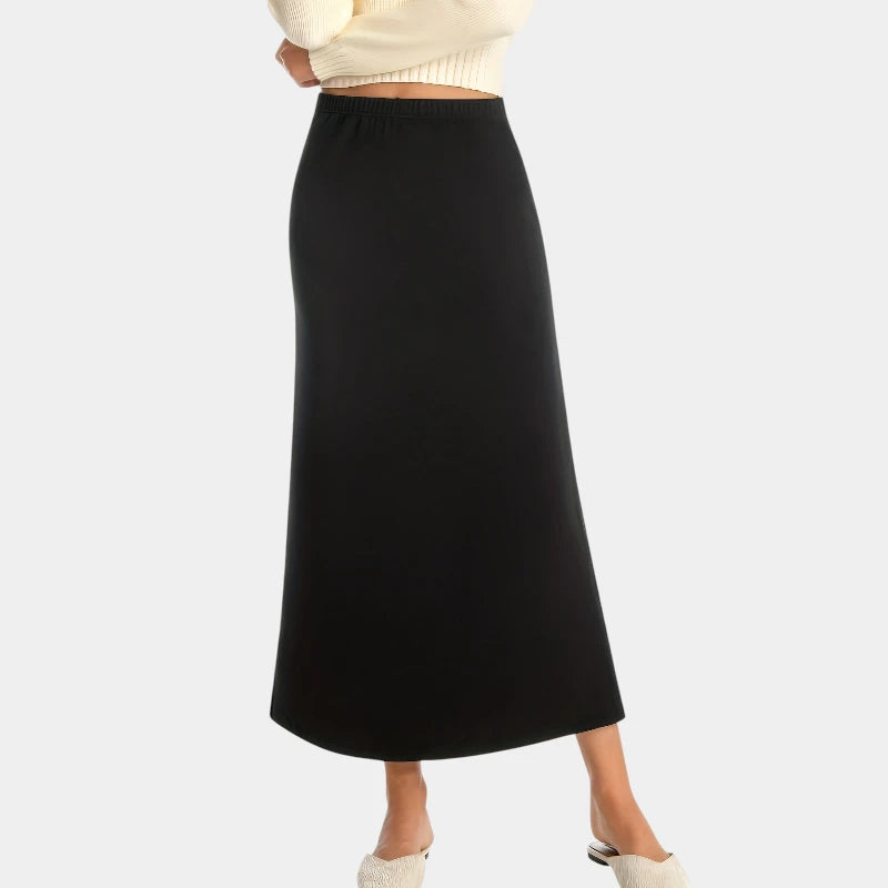 Gleame.-Rokken-Gleame rok - elegante lange rok met elastische taille